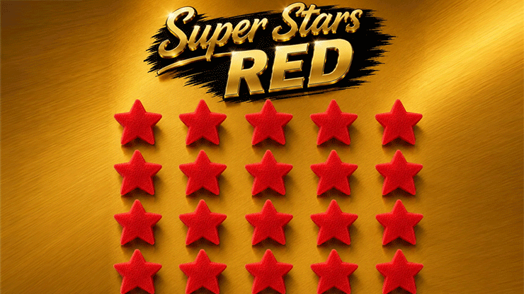Super Stars Red (Bag of 20) Sponge-Tricksupply-Deinparadies.ch