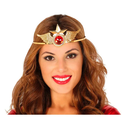 Superheldin Diadem aus Metall | gold-Guirca-Deinparadies.ch