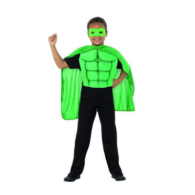Superhero Kit Kinder grün Gr. 104-128 Smiffys bei Deinparadies.ch