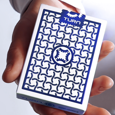 TURN (Blue) Playing Cards | Mechanic Industries