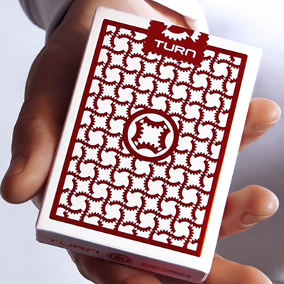 TURN (Red) Playing Cards | Mechanic Industries