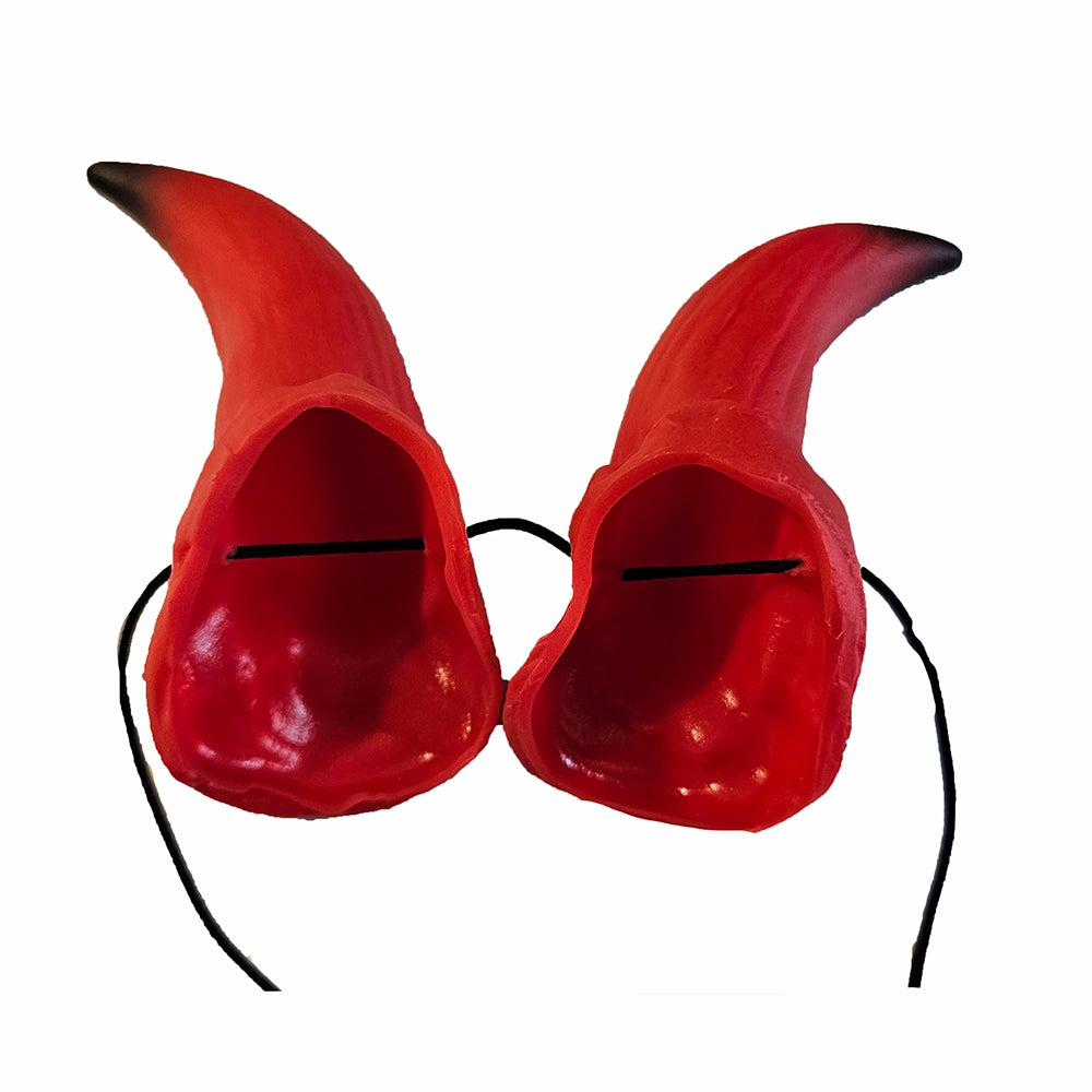 Teufelsset mit Kontaktlinsen und Hörnern-Catcher-Deinparadies.ch