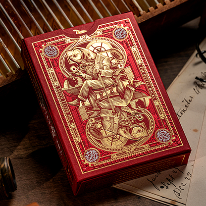 The Beetle Backs (Crimson Edition) Playing Cards-The Gentleman Wake, INC.-Deinparadies.ch