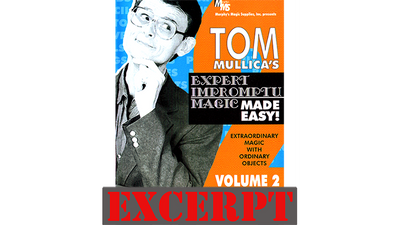 The Indian Bean Mystery - Video Download (Excerpt of Mullica Expert Impromptu Magic Made Easy Tom Mullica- #2, DVD)