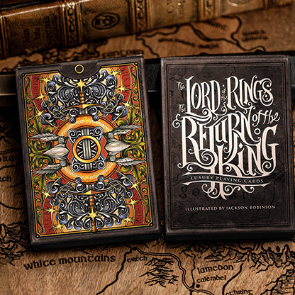 The Lord of the Rings - Return of the King Playing Cards (Black Gilded Edition) | Kings Wild-Deinparadies.ch-Deinparadies.ch