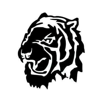 Tigerkopf Schablone | 5 Stk