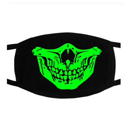 Totenkopf Mundmaske Glow Deinparadies.ch bei Deinparadies.ch