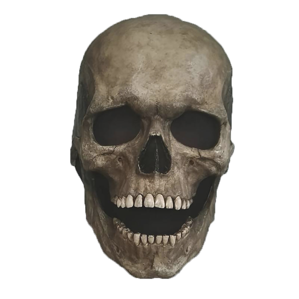 Totenkopfmaske rmit beweglichem Kiefer Party Owl Supplies bei Deinparadies.ch