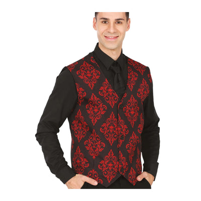 Vampir Weste | rot/schwarz-Guirca-Deinparadies.ch