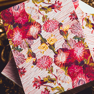 Van Gogh Asters & Phlox (Numbered- Seal) Playing Cards