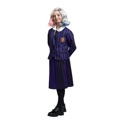 Wednesday © Schuluniform schwarz/violett | Girls Chaks bei Deinparadies.ch