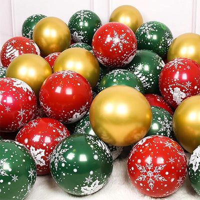 Weihnachtsballone 3-farbig Deinparadies.ch bei Deinparadies.ch