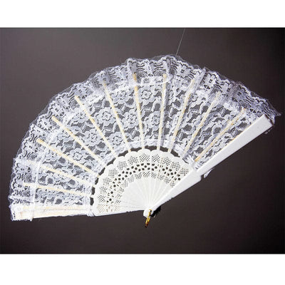 Weisser Spitzenfächer Festartikel Müller bei Deinparadies.ch