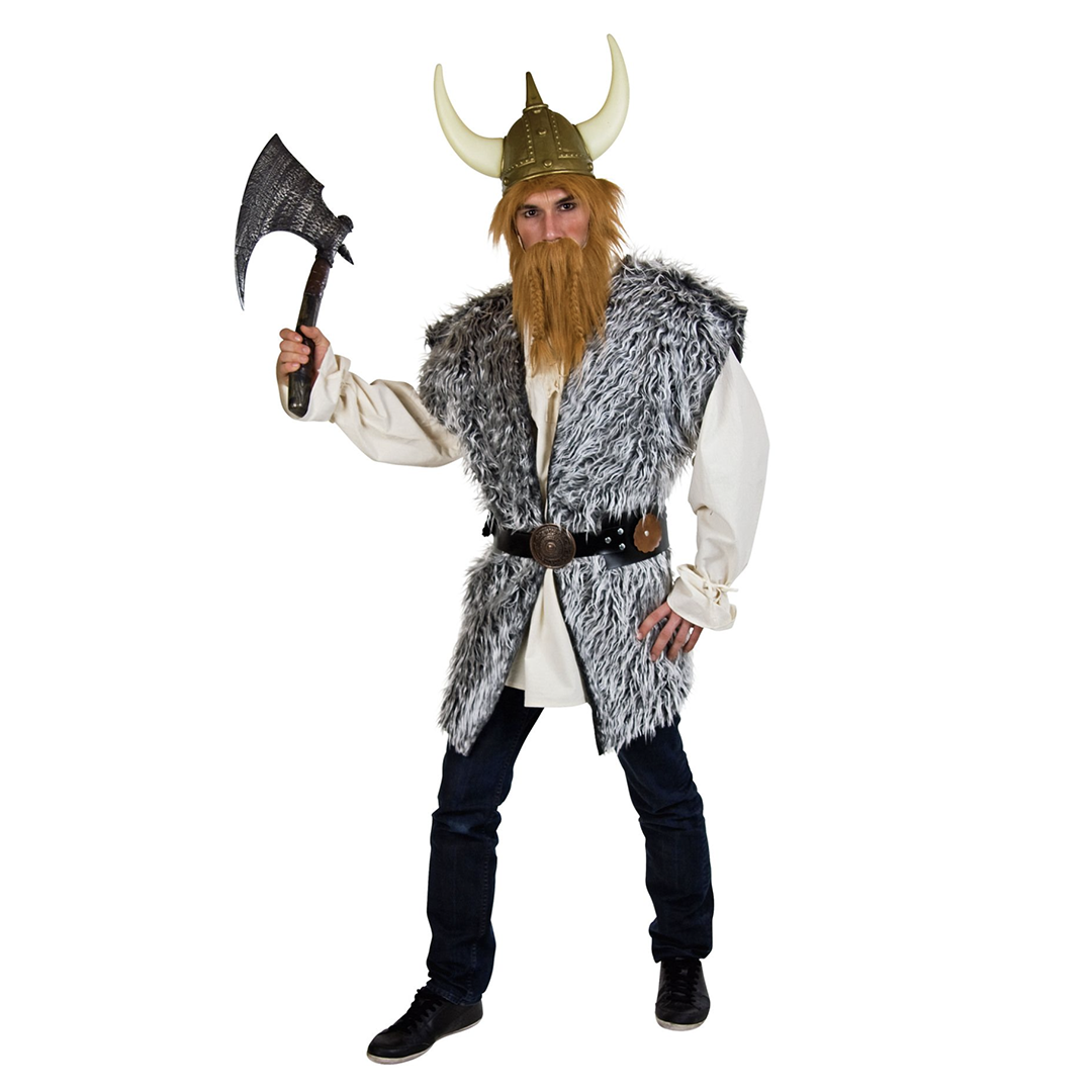 Wikinger Plüschweste | Herren Festartikel Müller bei Deinparadies.ch