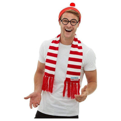 Wo ist Walter | Where's Wally Mütze und Brille Set Smiffys bei Deinparadies.ch
