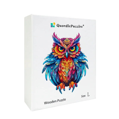 Farbige Eule | Quordle Puzzle