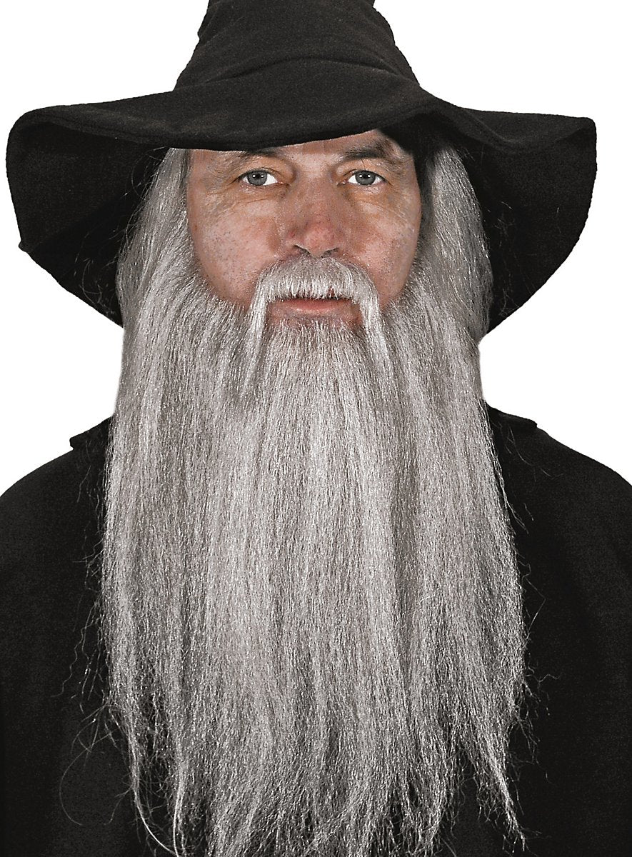 Magician beard combination real hair