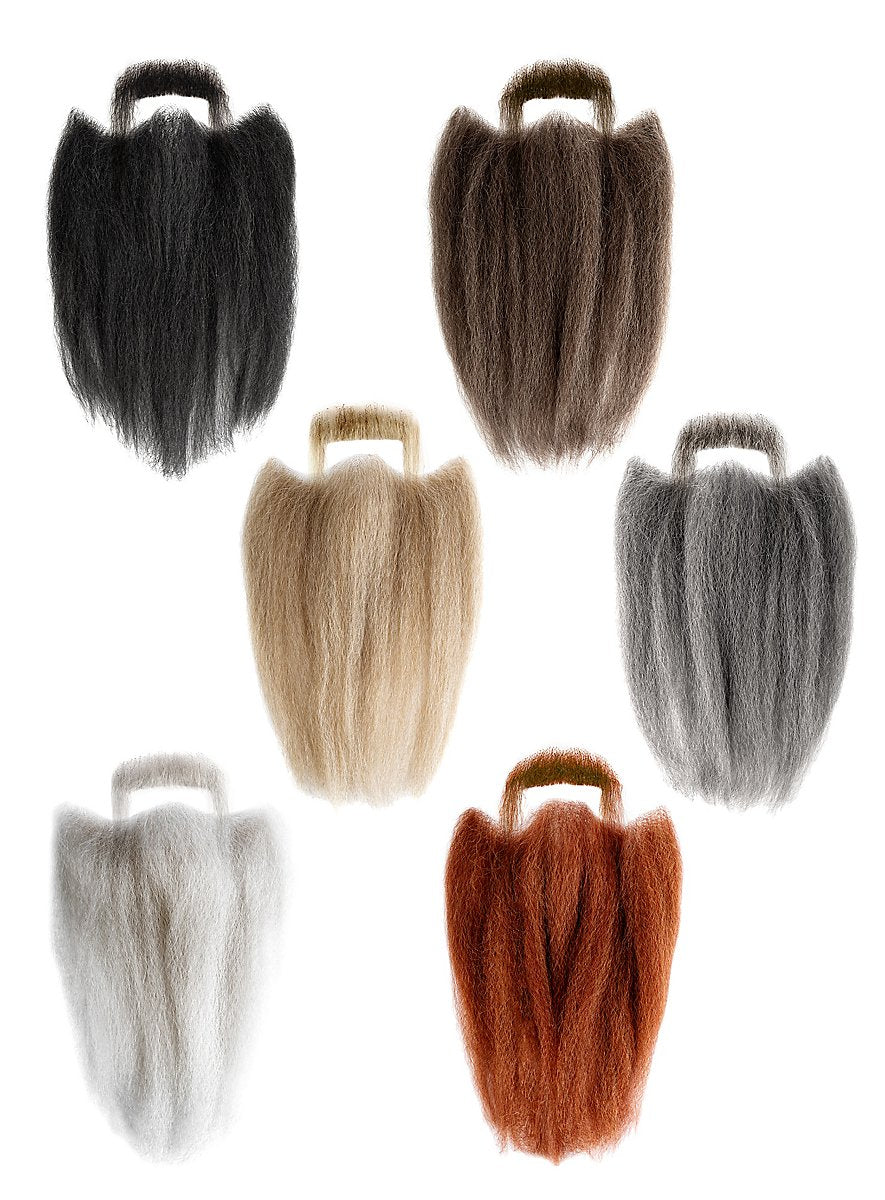 Magician beard combination real hair