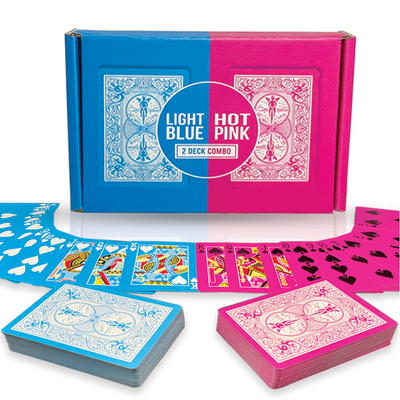 Bicycle Deck Reversed | Babyshower Pink/blau Magic Makers bei Deinparadies.ch