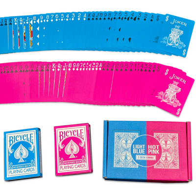Bicycle Deck Reversed | Babyshower Pink/blau Magic Makers bei Deinparadies.ch