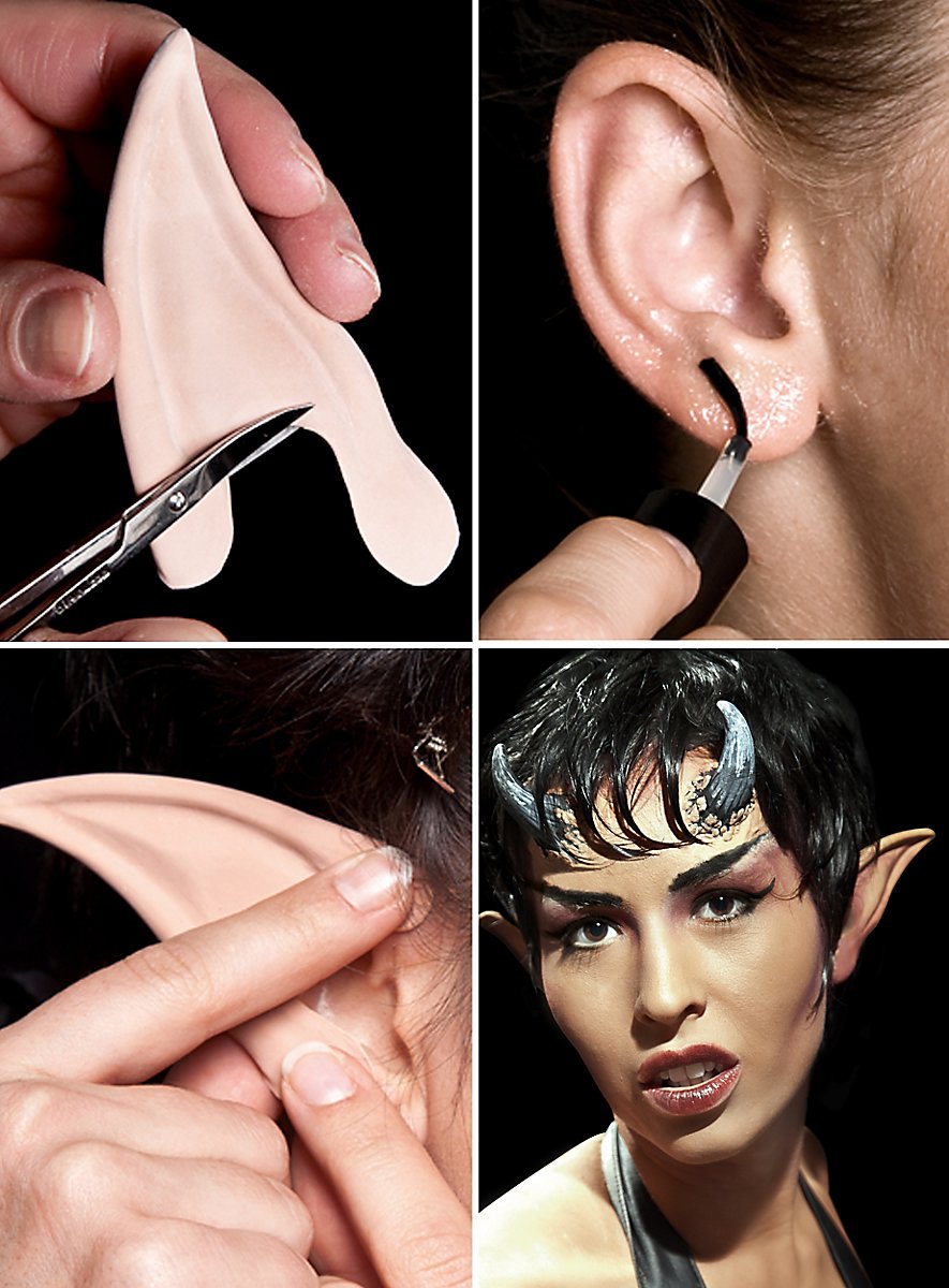 Demons ears latex application