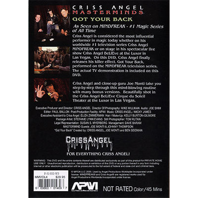 Masterminds (Got Your Back) Vol. 4 | Criss Angel