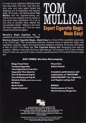Expert Cigarette Magic Made Easy - Vol.3 | Tom Mullica