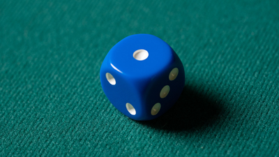 Ersatzwürfel (präpariert) für den MENTAL DICE | Tony Anverdi - Blau - Murphy's Magic