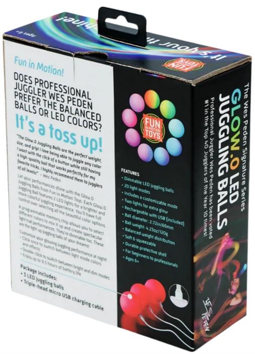 Leuchtende Jonglierbälle mit LED Juggle Dream bei Deinparadies.ch