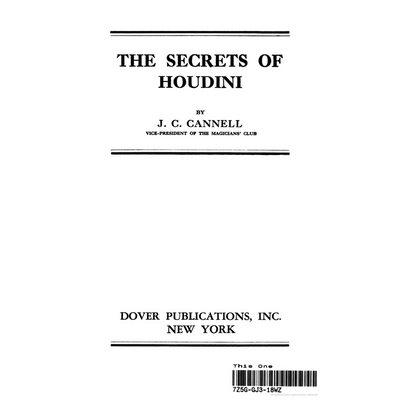 I segreti di Houdini