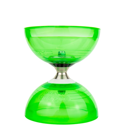 Diabolo Freilauf Cyclone Quartz Set | grün