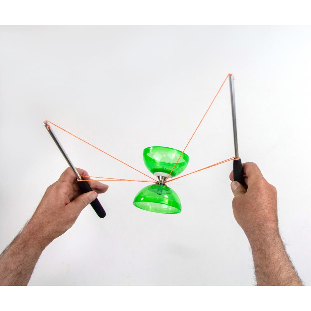 Diabolo Freilauf Cyclone Quartz Set | grün