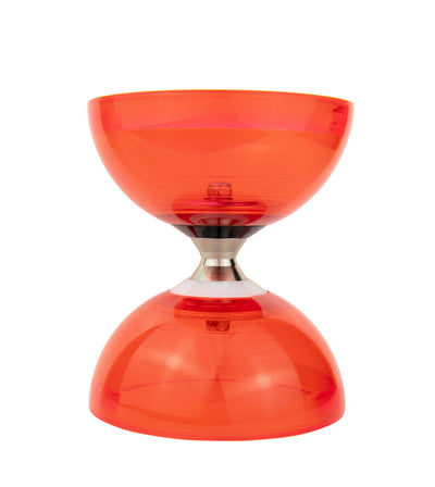 Diabolo Freilauf Cyclone Quartz Set | rot