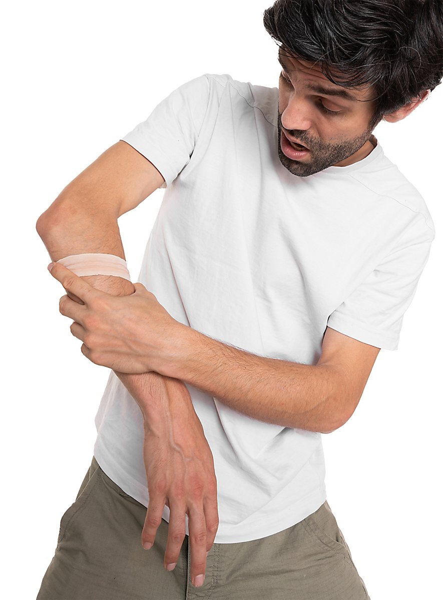 Aplicación de látex para corte de garganta