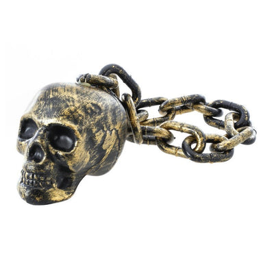 Kette mit goldenem Totenkopf Chaks bei Deinparadies.ch