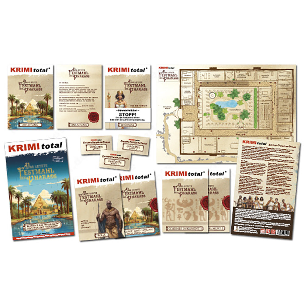 Krimi Total Spielbox: Das letzte Festmahl des Pharaos Krimi Total bei Deinparadies.ch