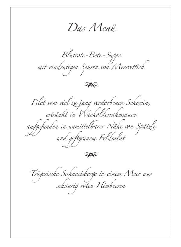 Mörderische Dinnerparty: Totentanz auf der Titanic