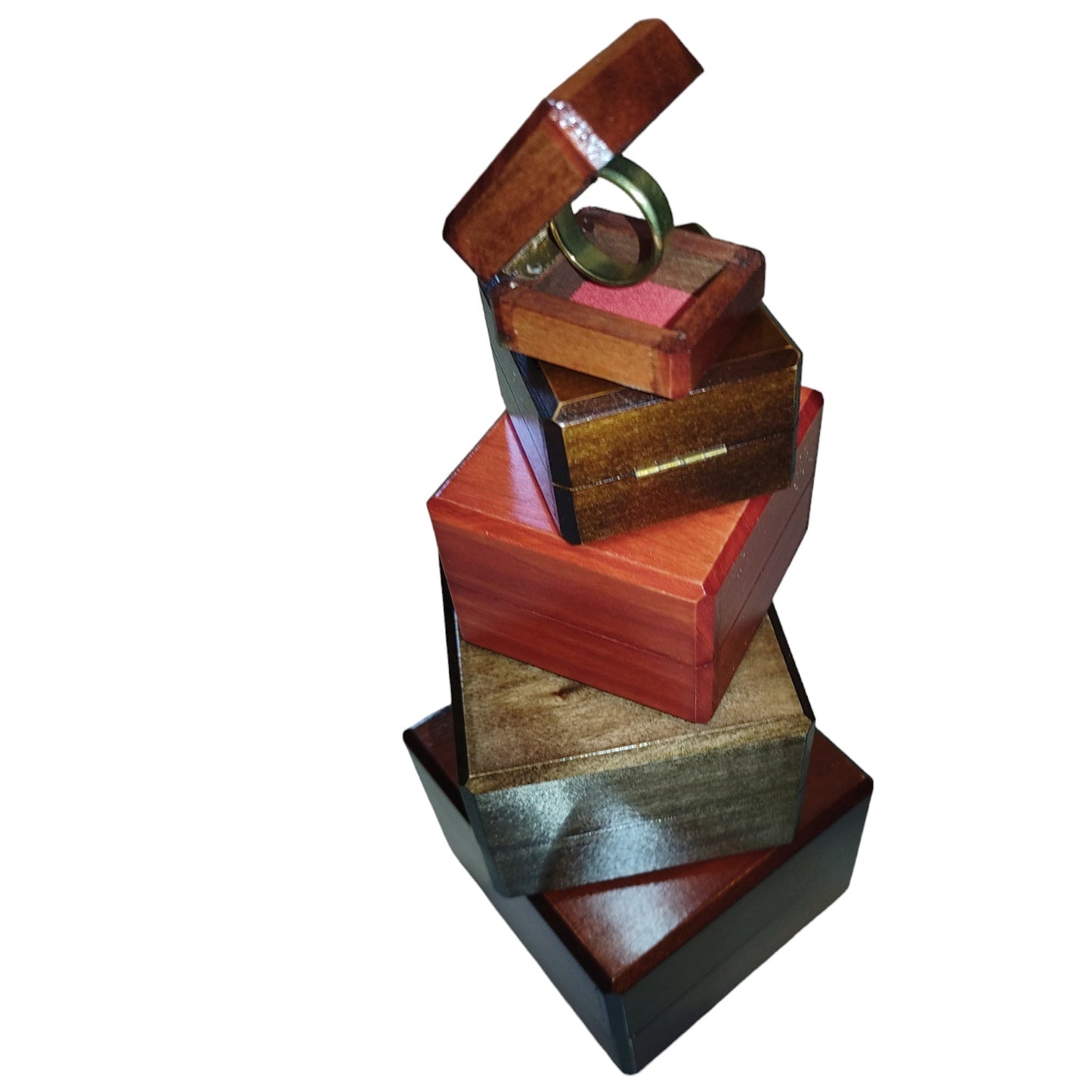 Caja de anillo actual