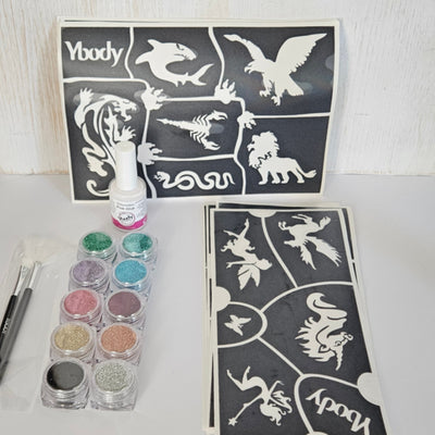 Ybody Glitzertattoo BIO Set | Big Party