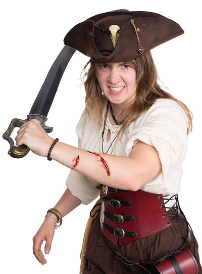 Schnittwunden Latexapplikation