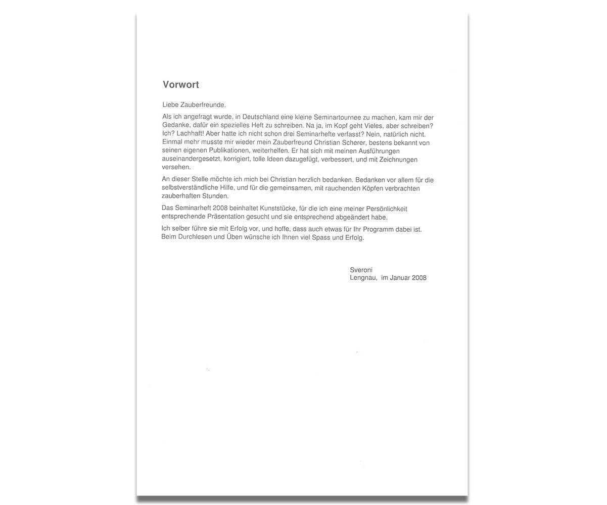 Sveroni Heureka | Seminarheft Sveroni bei Deinparadies.ch