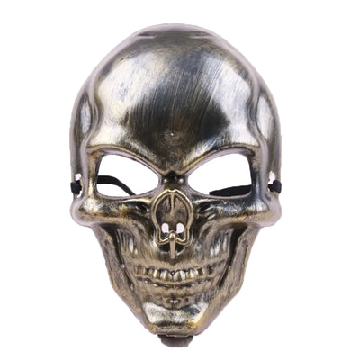 Totenkopf Maske altgold Party Owl Supplies bei Deinparadies.ch