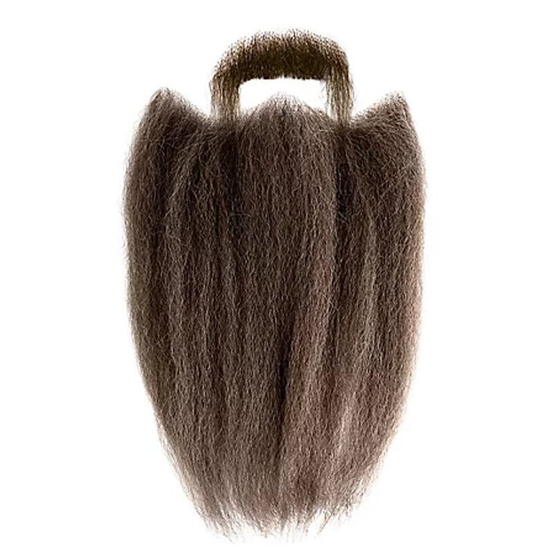 Magician beard combination real hair