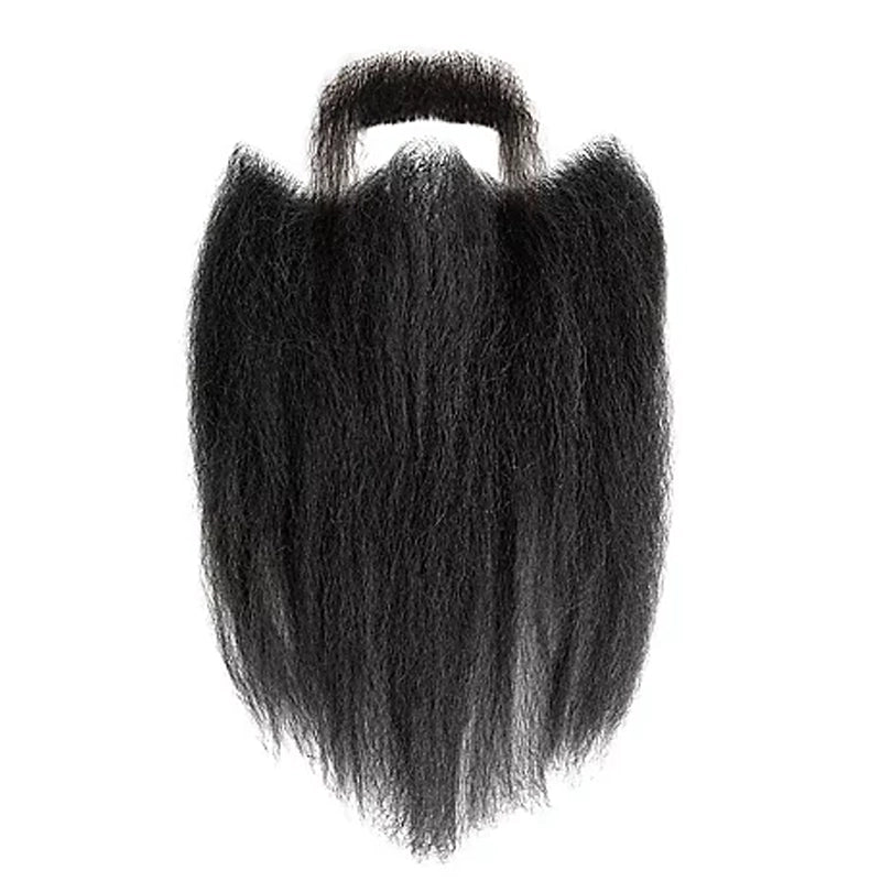 Magician beard combination real hair