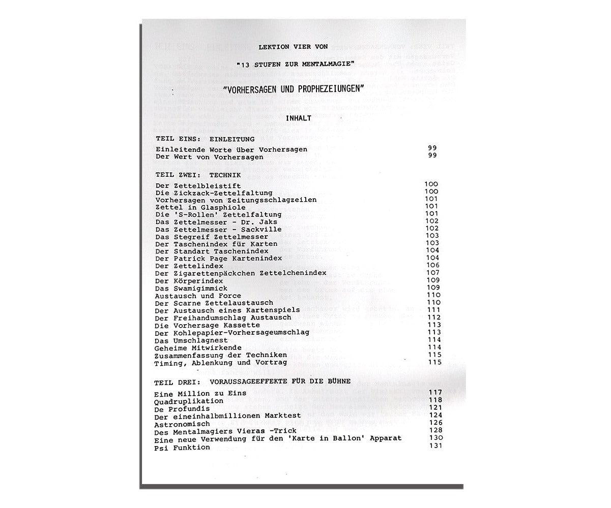 13 Stufen der Mentalmagie von Corinda Rudolf Braunmüller bei Deinparadies.ch