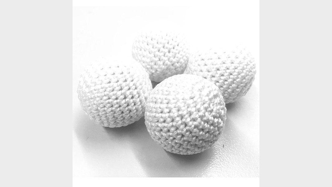 Bälle für Becherspiel 3.0cm - weiss - Magic Owl Supplies