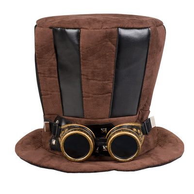 Zylinder Steampunk mit Brille Wilbers Kostüme bei Deinparadies.ch