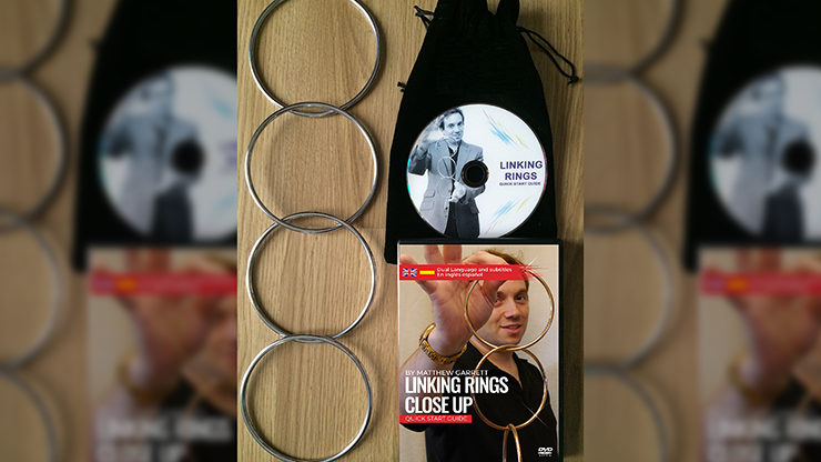 Close Up Linking Rings | Matthew Garrett - Silber - Professional Magic - Matthew Garrett