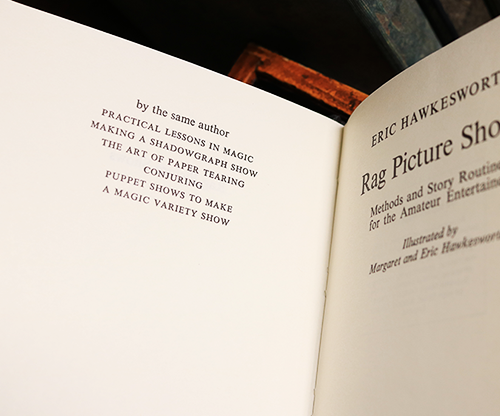 Rag Picture Shows (Limited/Out of Print) by Eric Hawkesworth Ed Meredith bei Deinparadies.ch