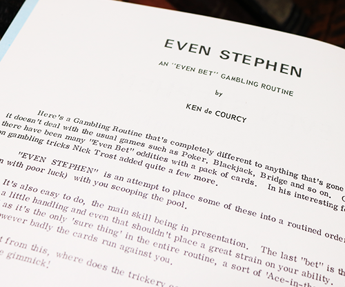 Even Stephen by Ken de Courcy Ed Meredith bei Deinparadies.ch